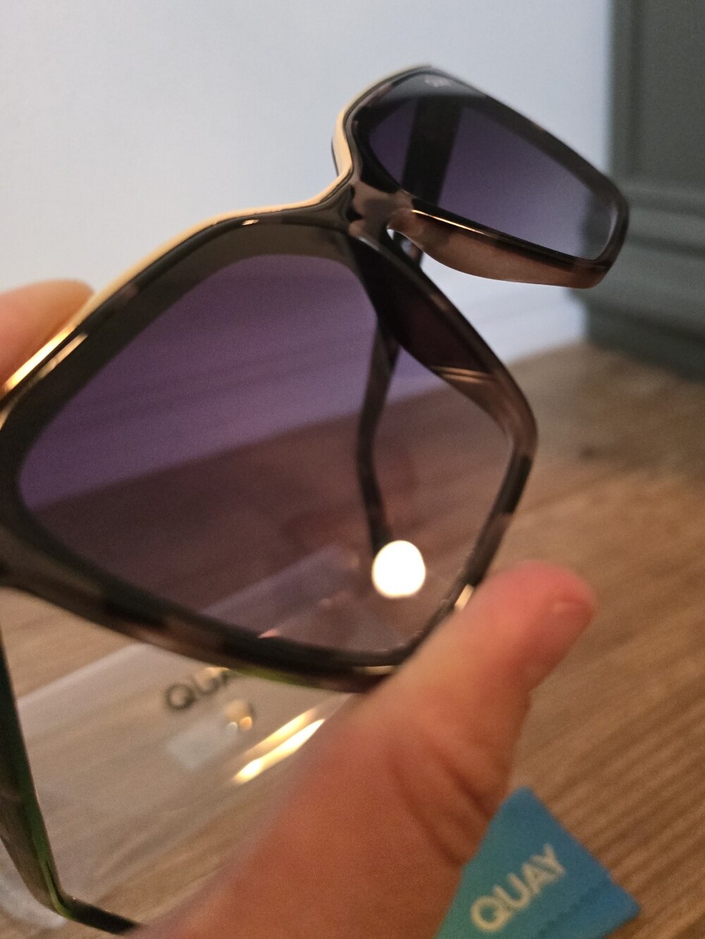 QUAY Australia Level Up Square Sunglasses - Picture 5 of 10
